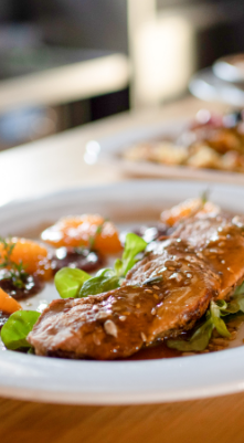 Grilled meat skewers